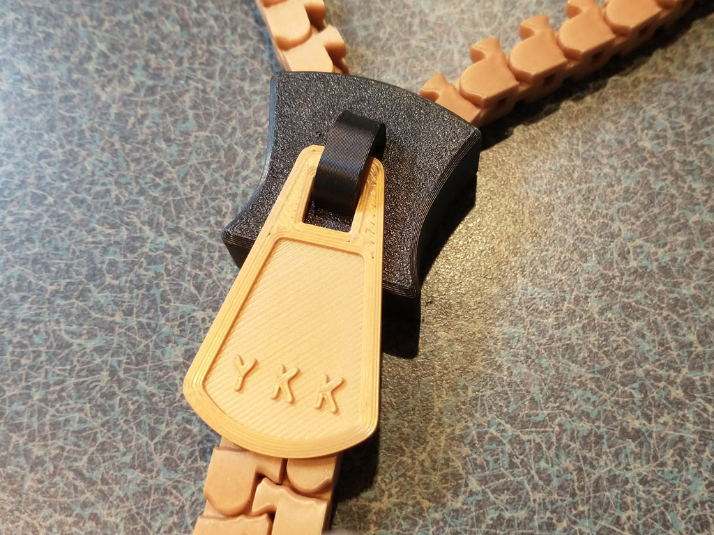 Zipper Bolo Tie