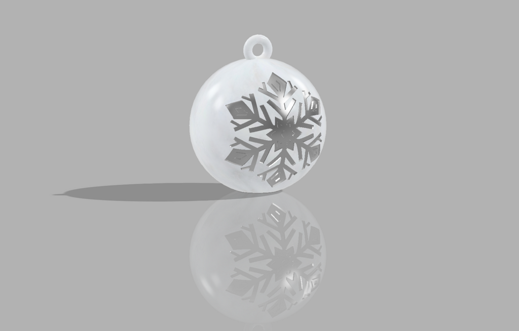 Snowflake Ornament (Detailed)