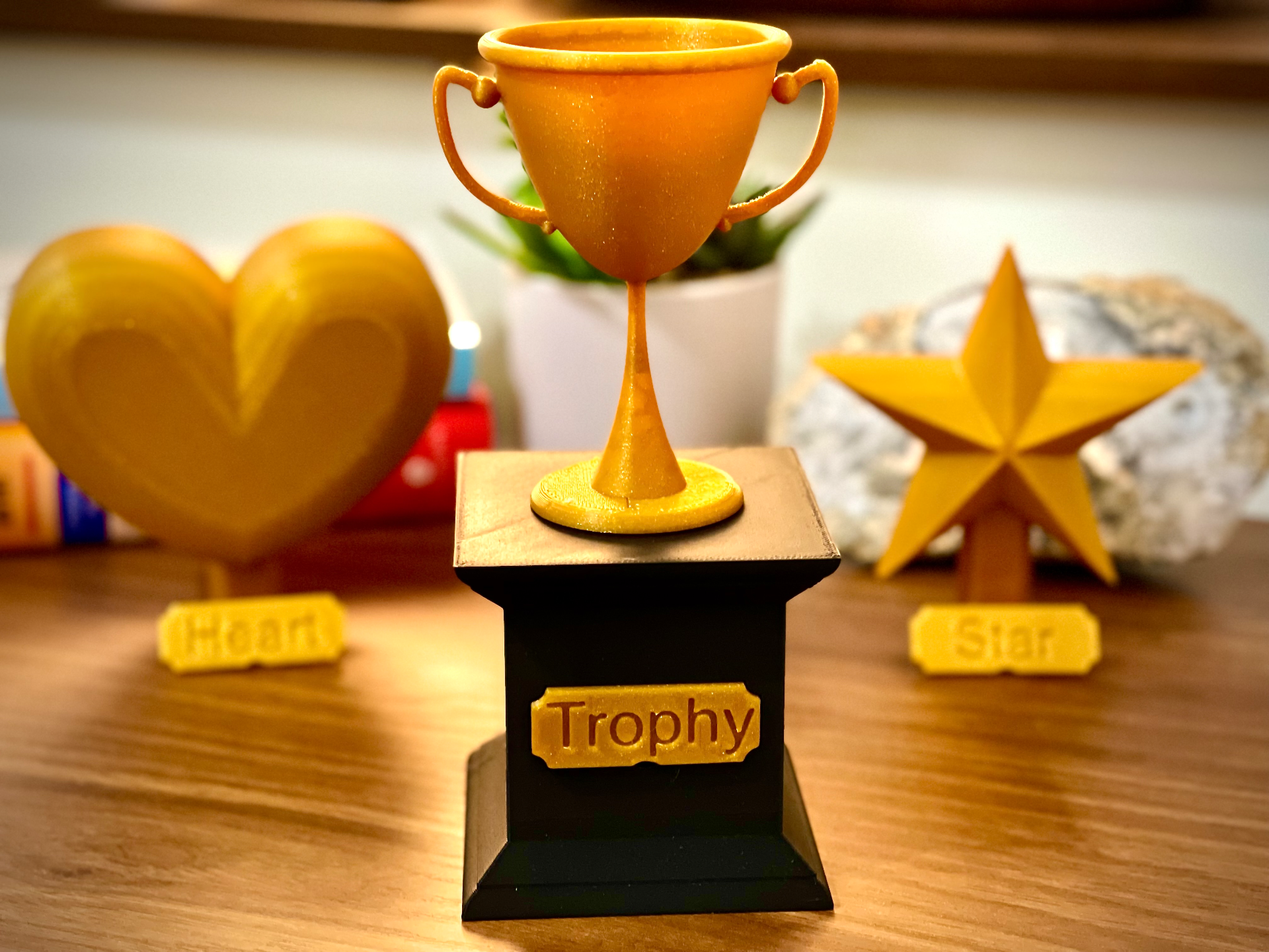 Modular Award (Trophy, Heart, Star)