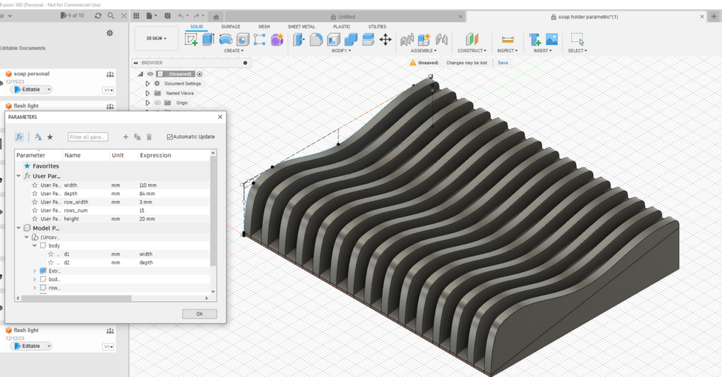 Soap Holder - Parametric