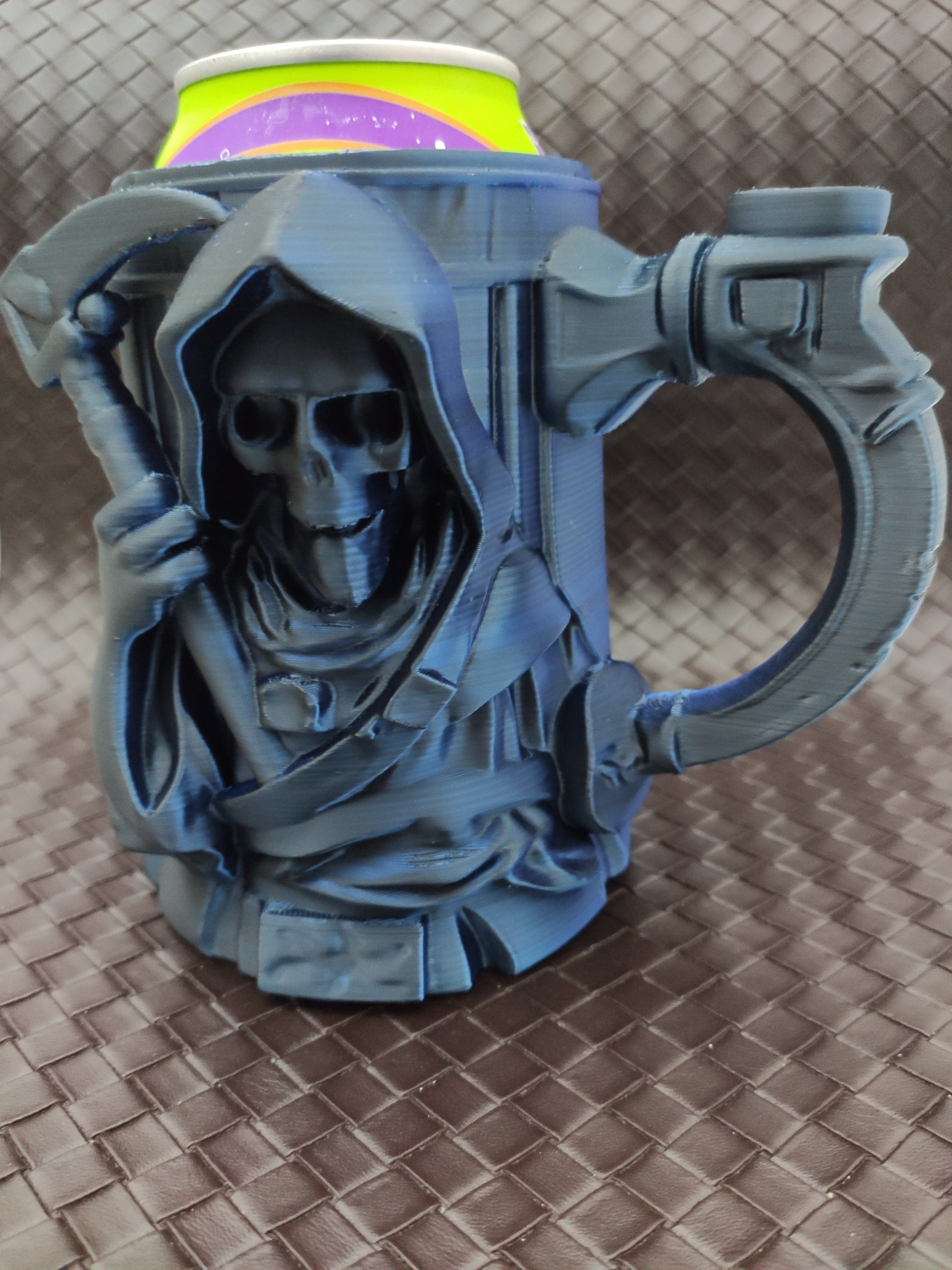 Grim Reaper Can Holder (0.5L+12oz Cans) - Beer mug