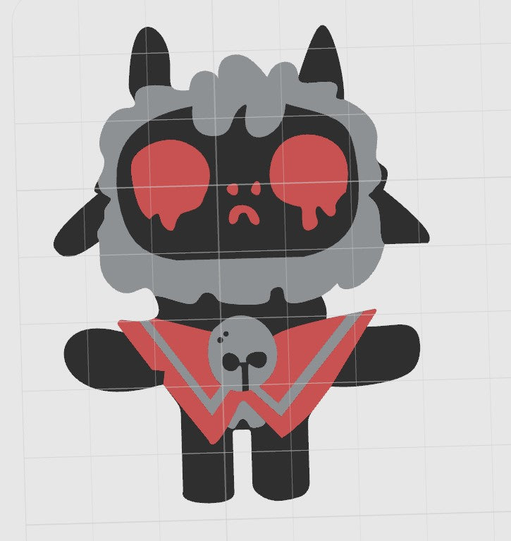 Cult of the lamb backpack Badge(AMS/NO AMS)