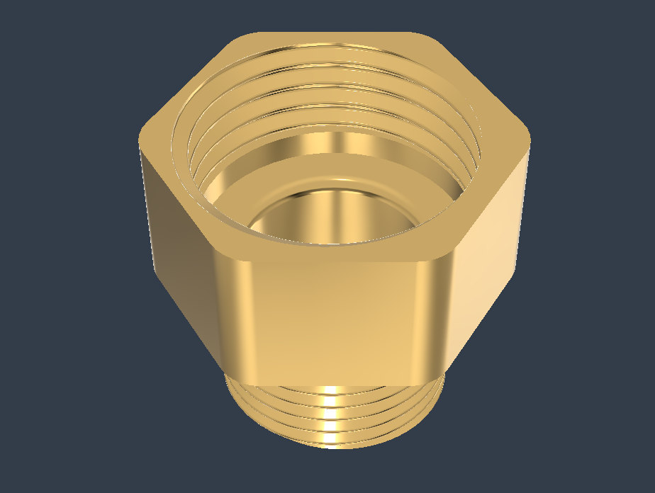 Reducer G1/2 Female x G3/8 Male (BSP)