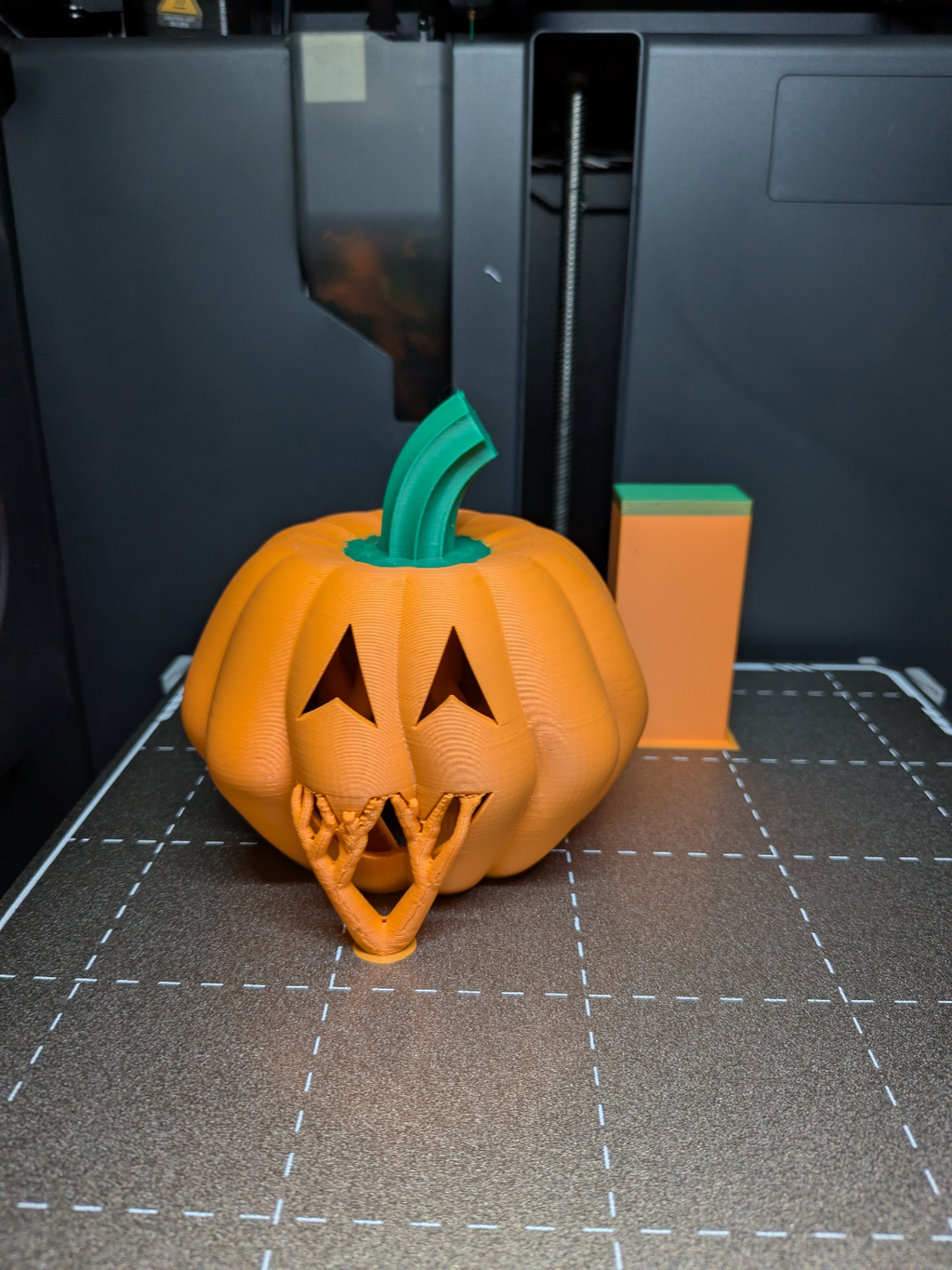 35 faces - Pumpkin tea light