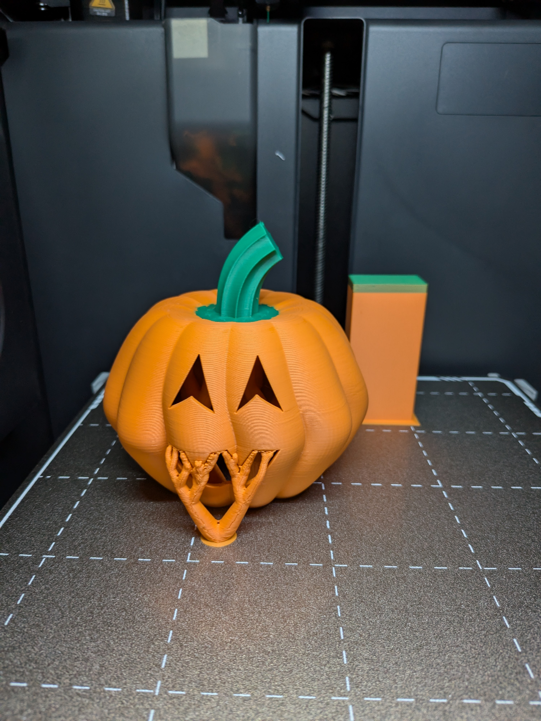 35 faces - Pumpkin tea light