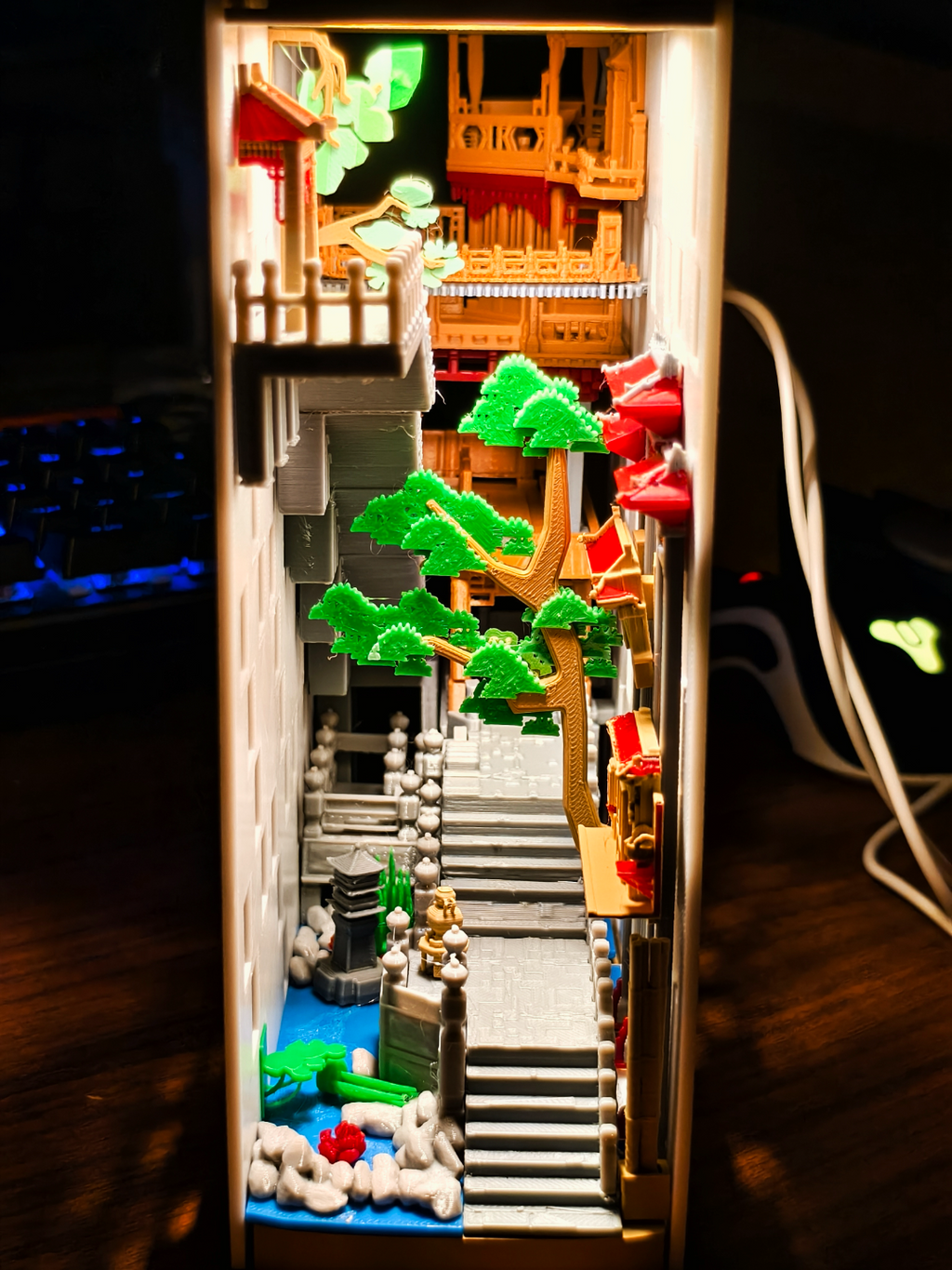 曲水街建筑书立/模型(Qushui Street Bookstand/Model)