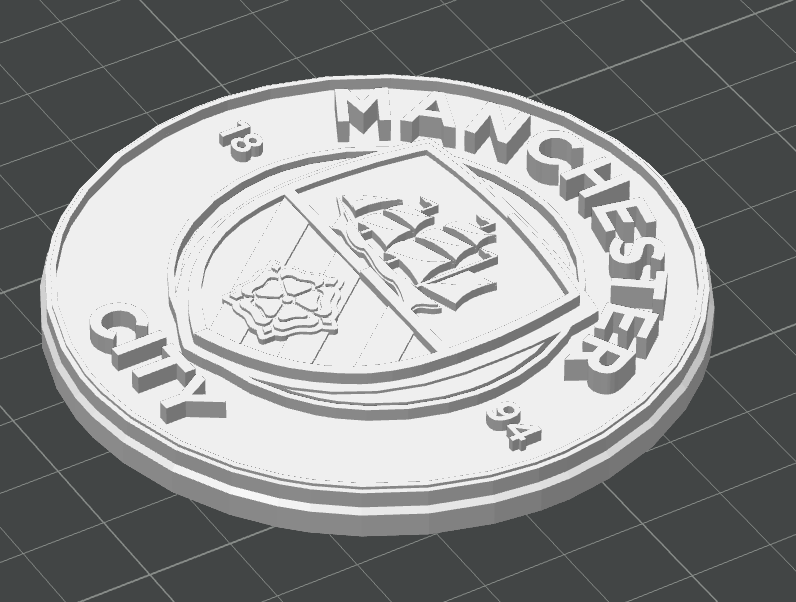 Manchester City 3D Logo | Wall Art & Desk Display