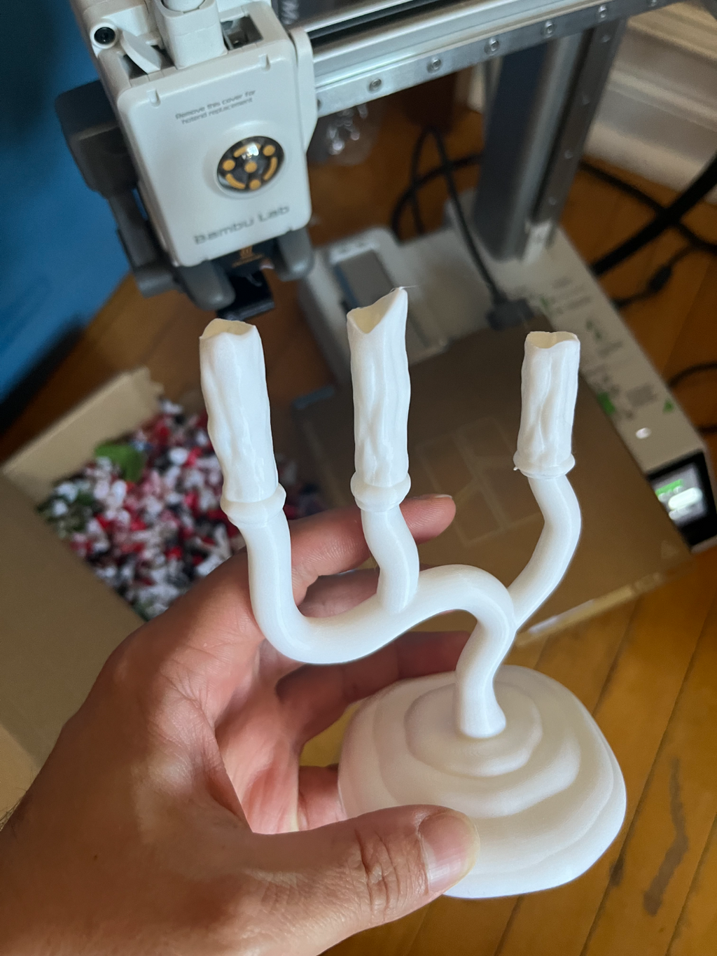 Whoville Grinch Inspired Candelabra Candlestick