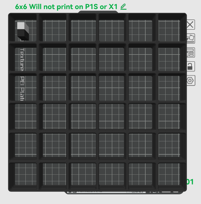 ALL SIZES!! Gridfinity stacked collection 16 tall
