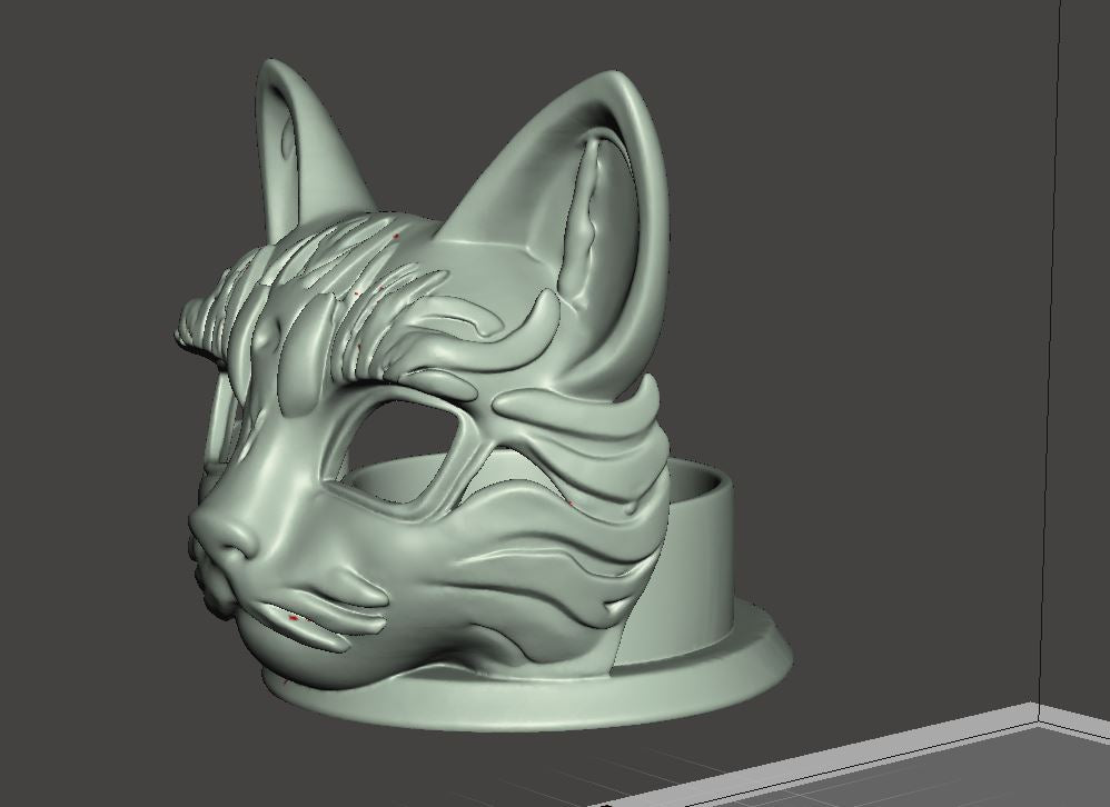 Cat Mask - LED tea light holder