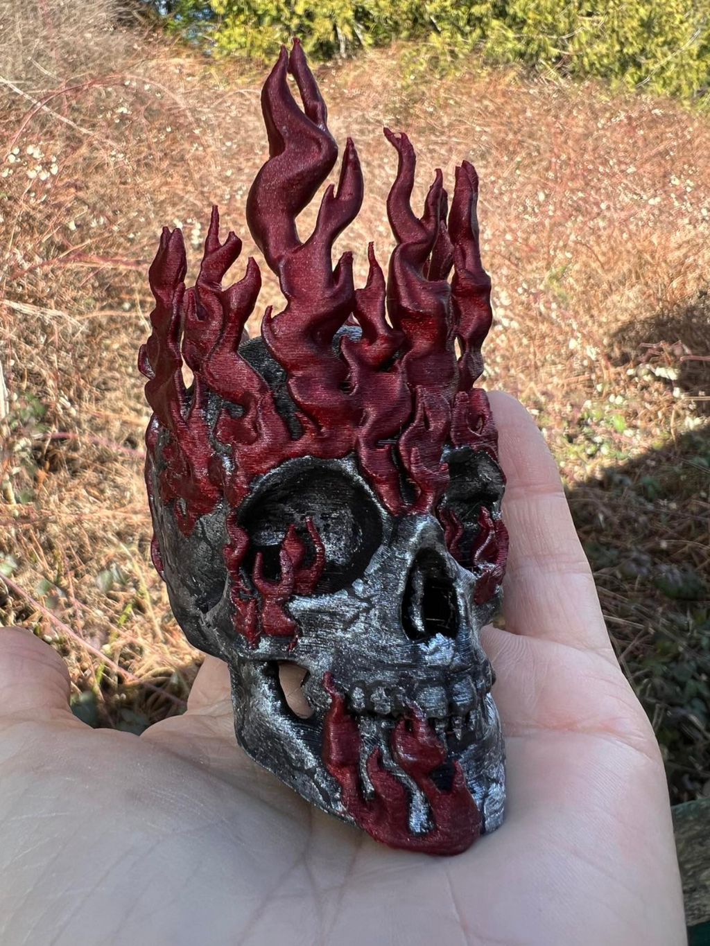 Fire Skull / flame skull