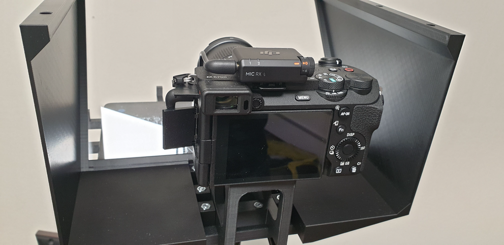 Teleprompter for tablet or screen