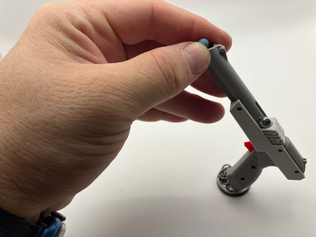 NES Zapper Keychain - functional BB shooter toy