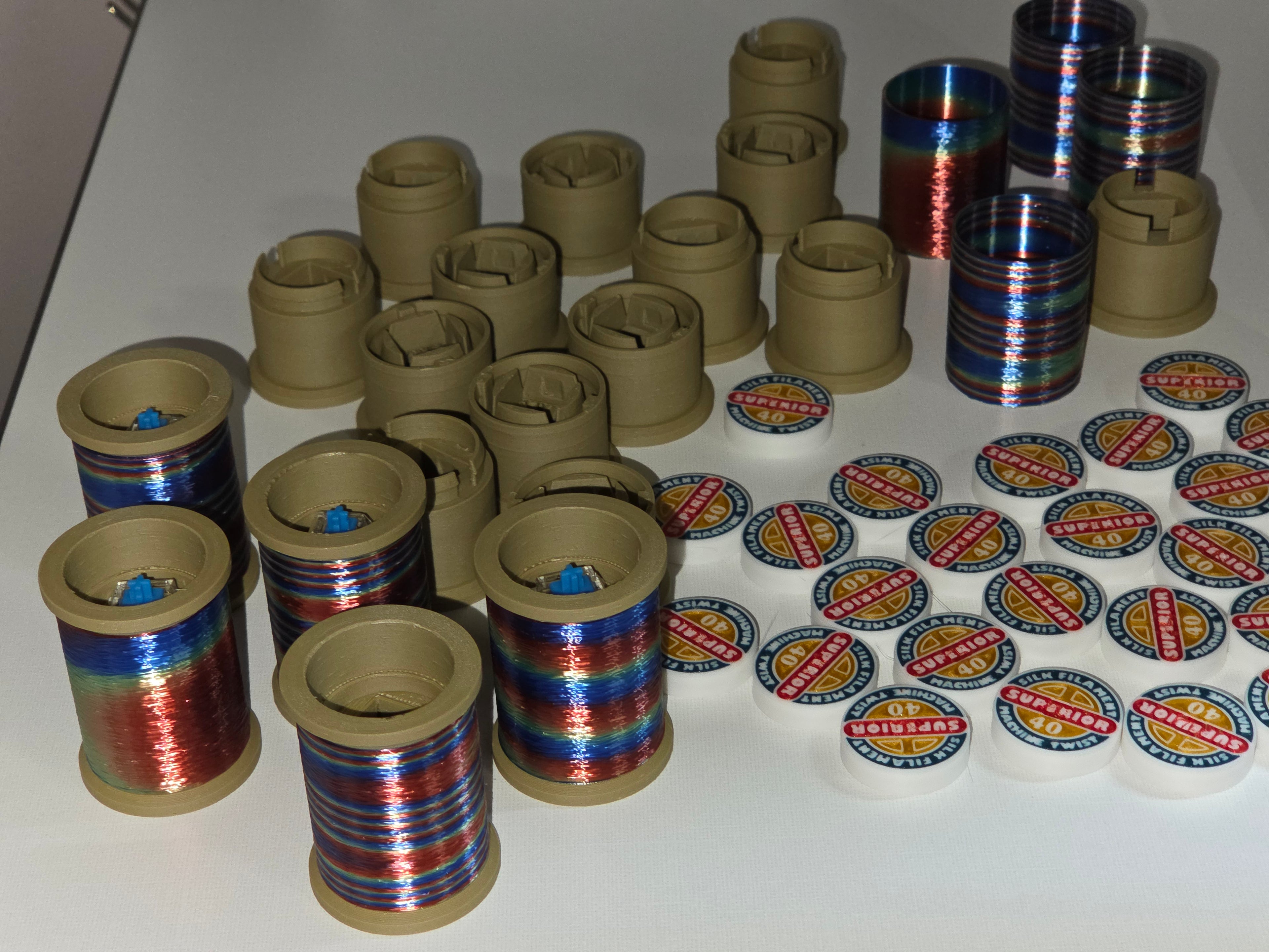 Spool of Silk Thread DOUBLE END CLICKER Fidget