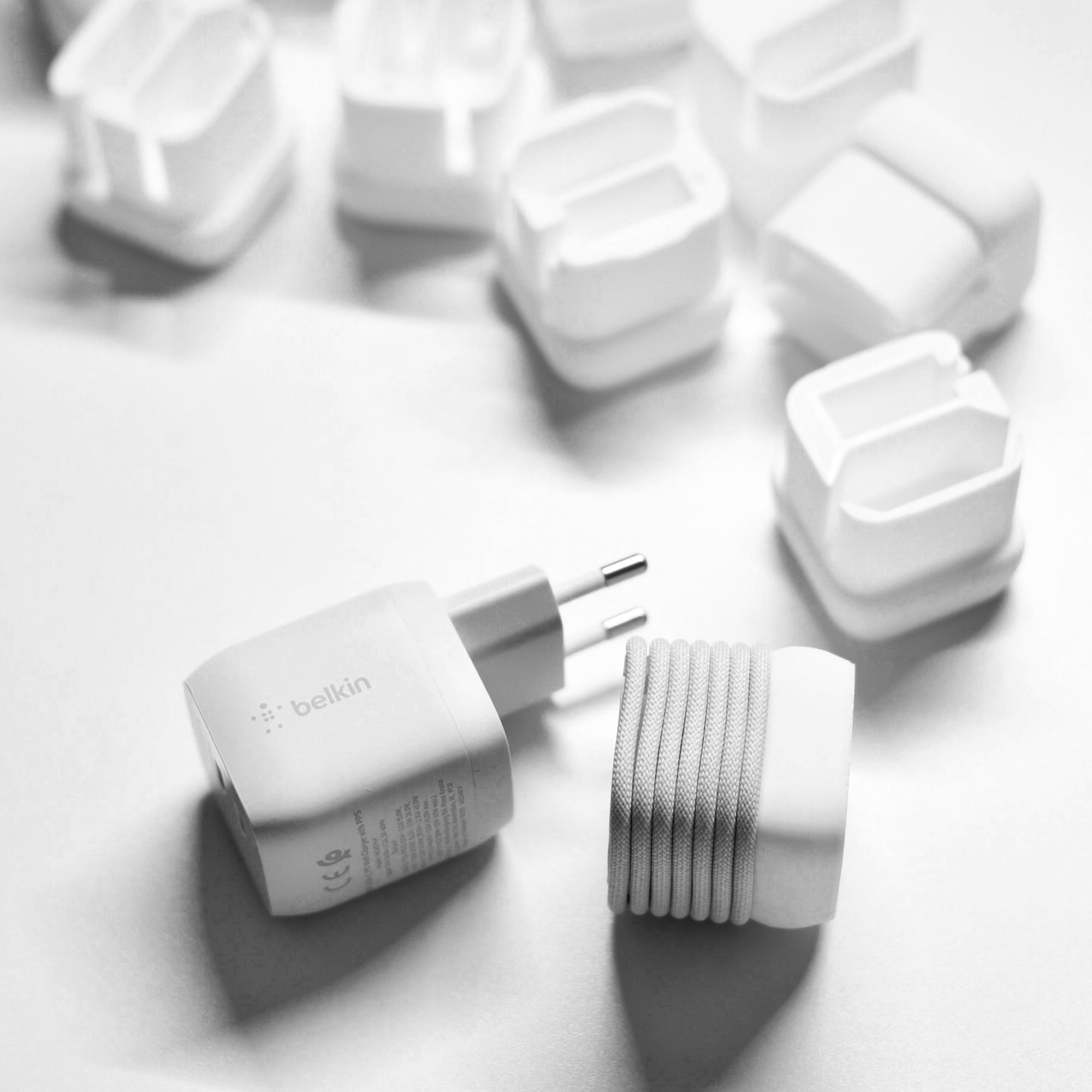 Cable Winder for European USB-C Charger
