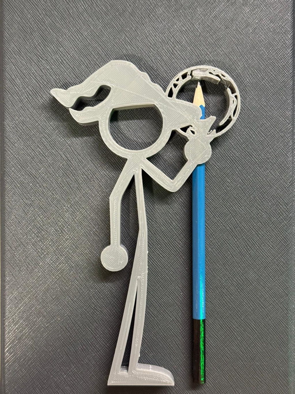 Stickman Warrior Pen Holder