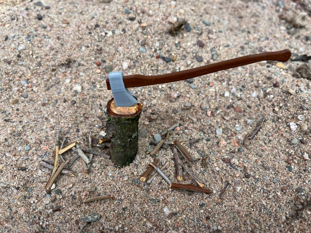 Axe, ax 1:12 and 1:10, RC car, miniature, diorama