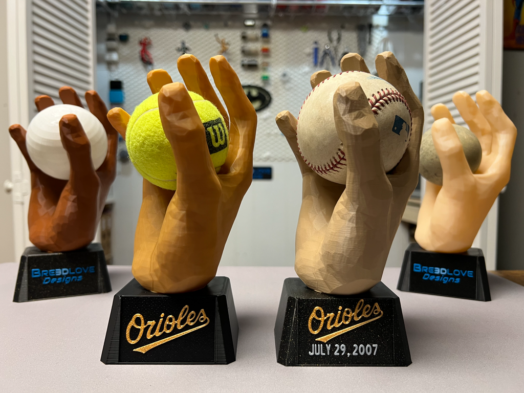 Baseball Display Hand | Ball Holder | Ball Stand