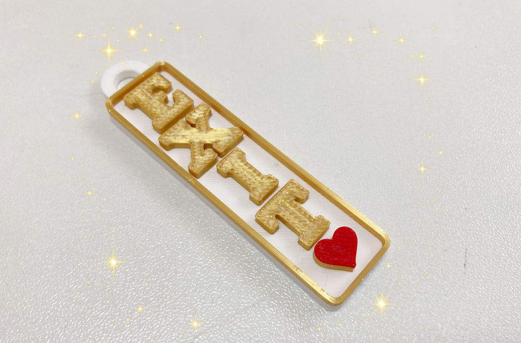 Vertical Nameplate_Parametric Custom Text_吉田工房