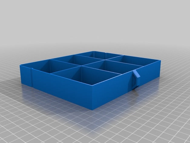 Screw and small parts storage container and drawers