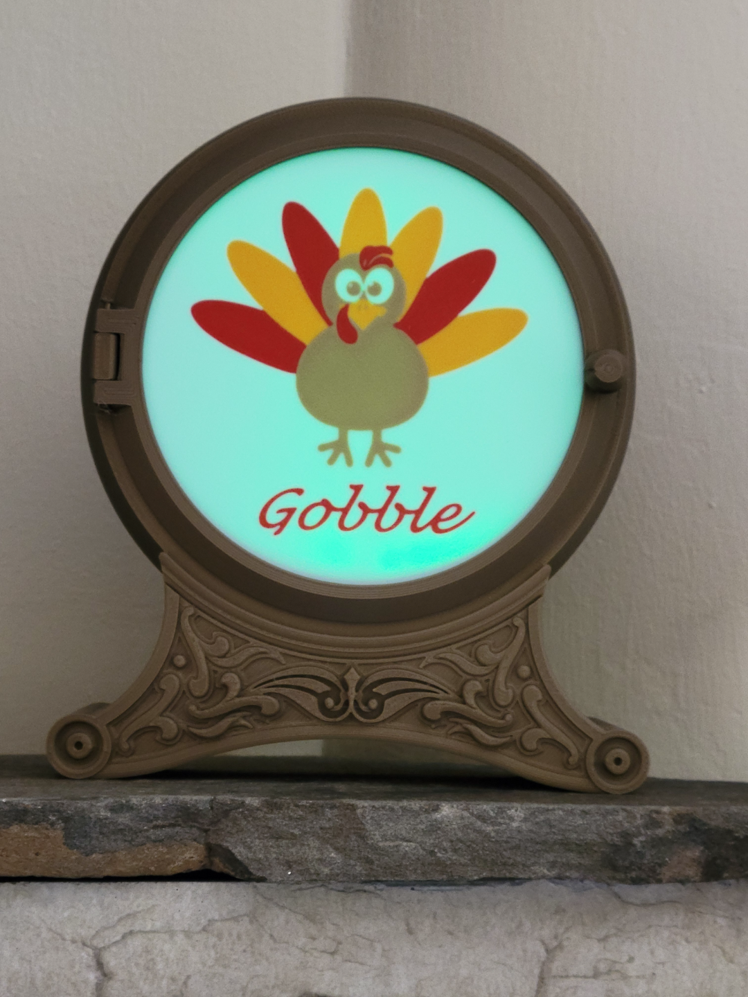 Tea Light Scene, Gobble