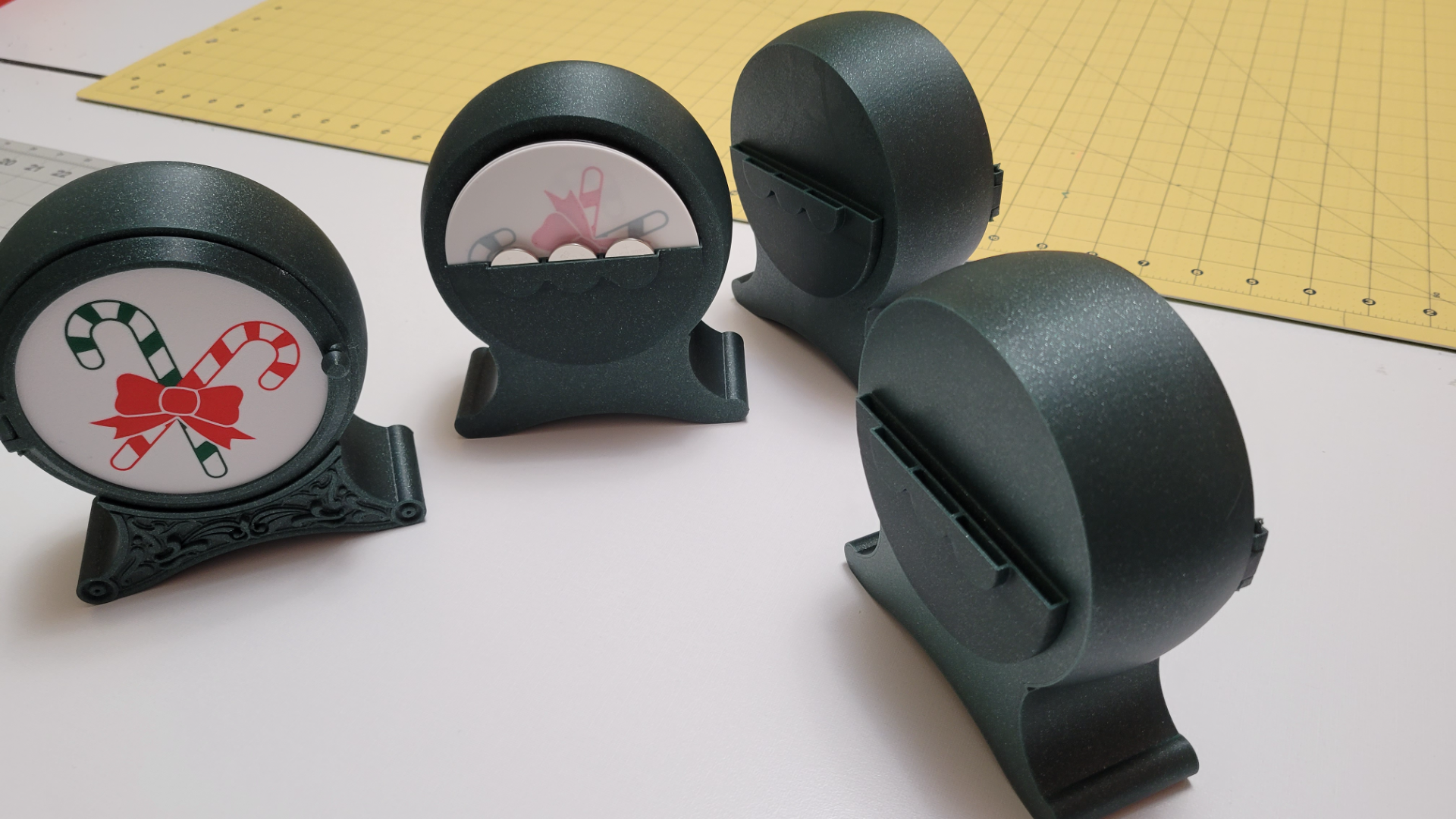Spare Batteries and Scenes Storage Holder, Tea Light Display