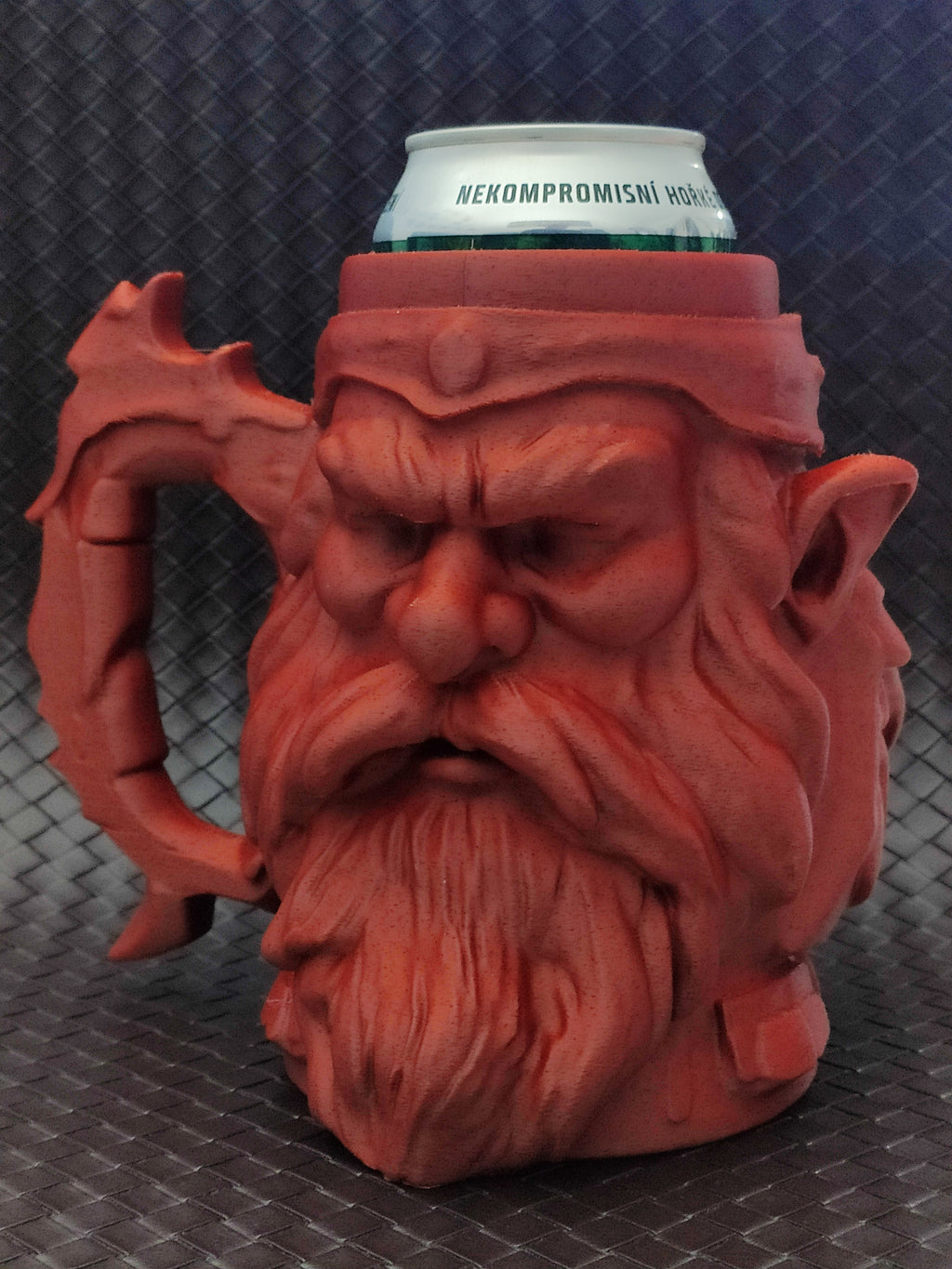 Battle Dwarf - Can Holder (0.5L + 12oz Cans)