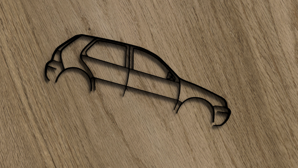 VW Golf Collection 2D Wall Art