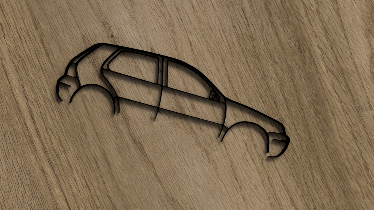 VW Golf Collection 2D Wall Art