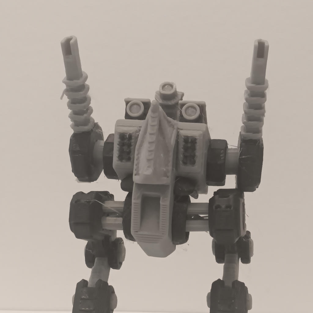 Q-17 Fighter Mech (Print In Place) Articulated