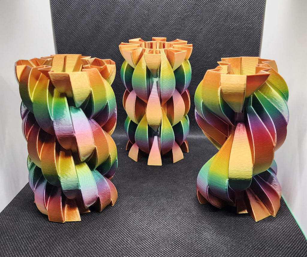 ᛥ Ribbon Spiral Vase Collection ᛥ