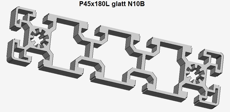 Aluminium Extrusion Profiles, 55 Typs STL files