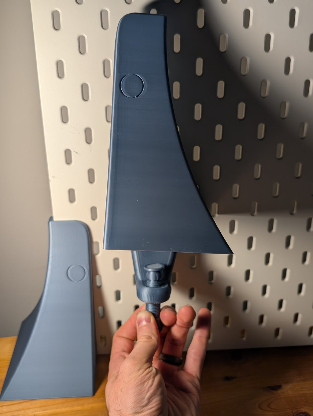 Elegant IKEA Skadis Desk Mount with Clamp