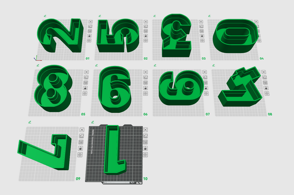 LED LIGHT SIGN LETTERS NUMBERS