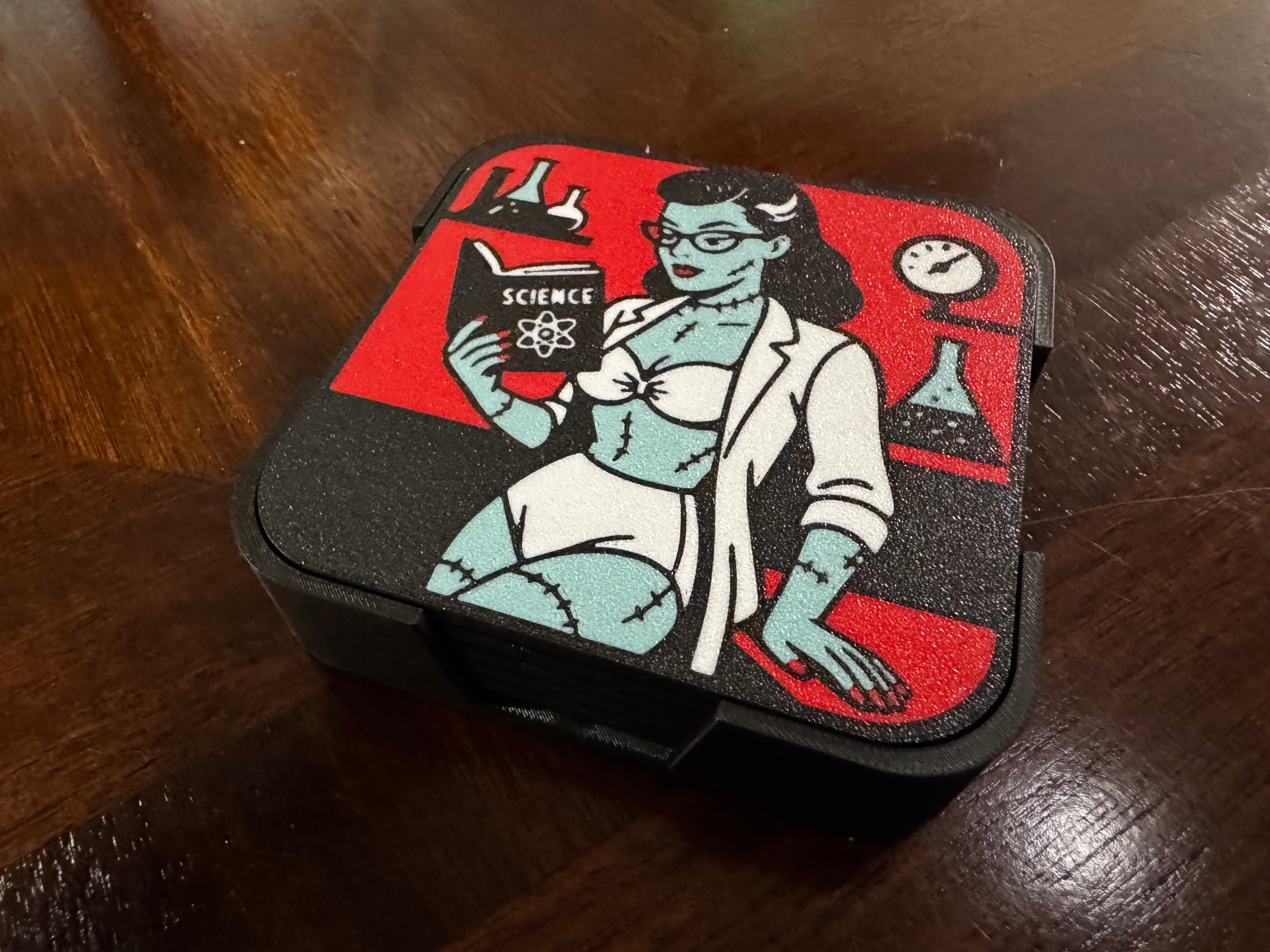 Classic Monster Pinups - Halloween Coasters
