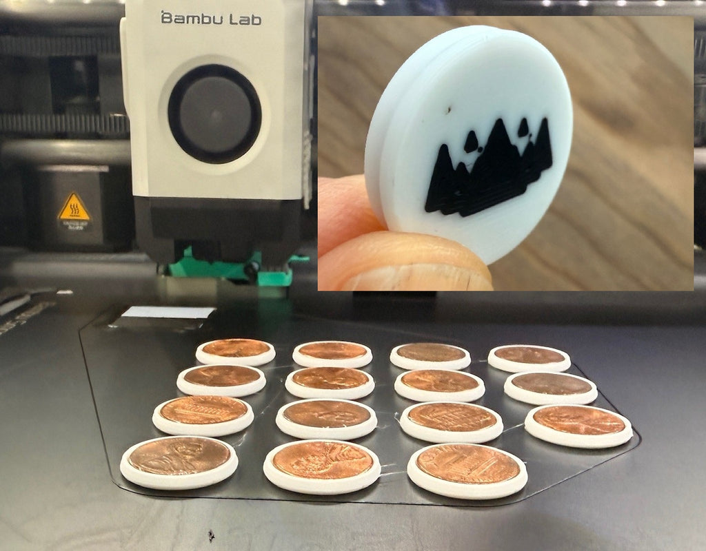Backgammon Checkers - Lux Kit (Pennies inside)