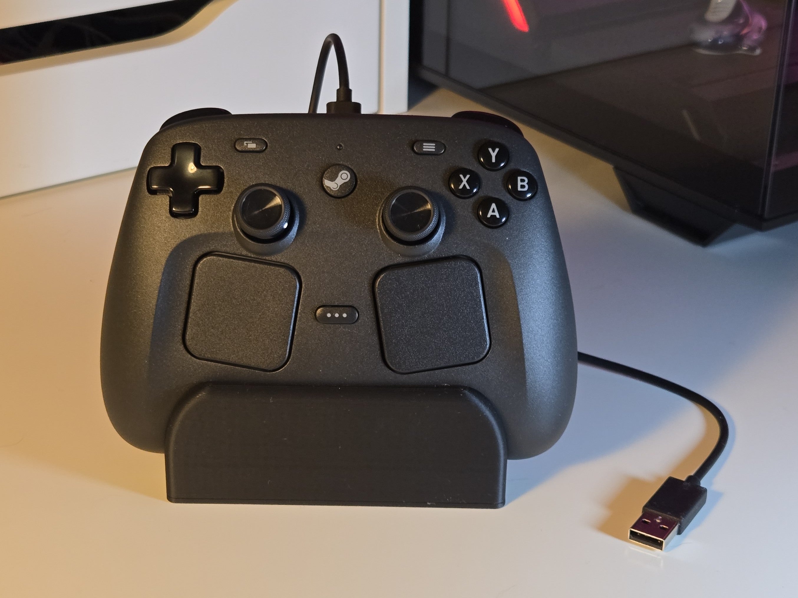 Steam Controller Stand 2026 (With Charging Puck!)