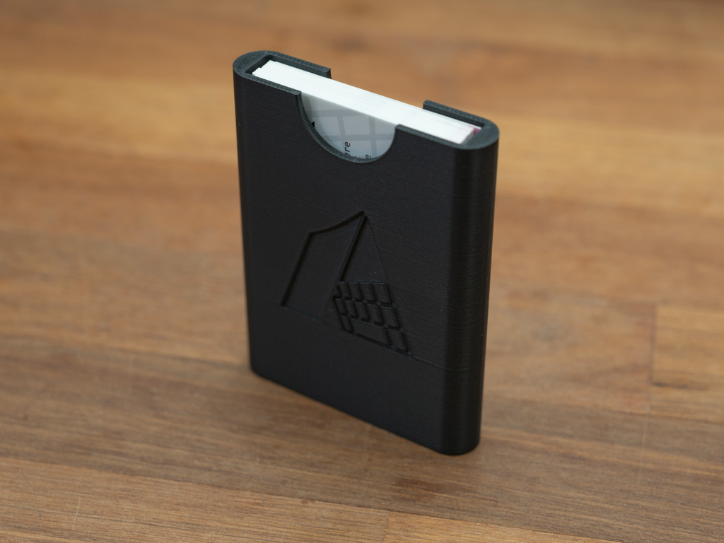 Sleek business and credit card holder