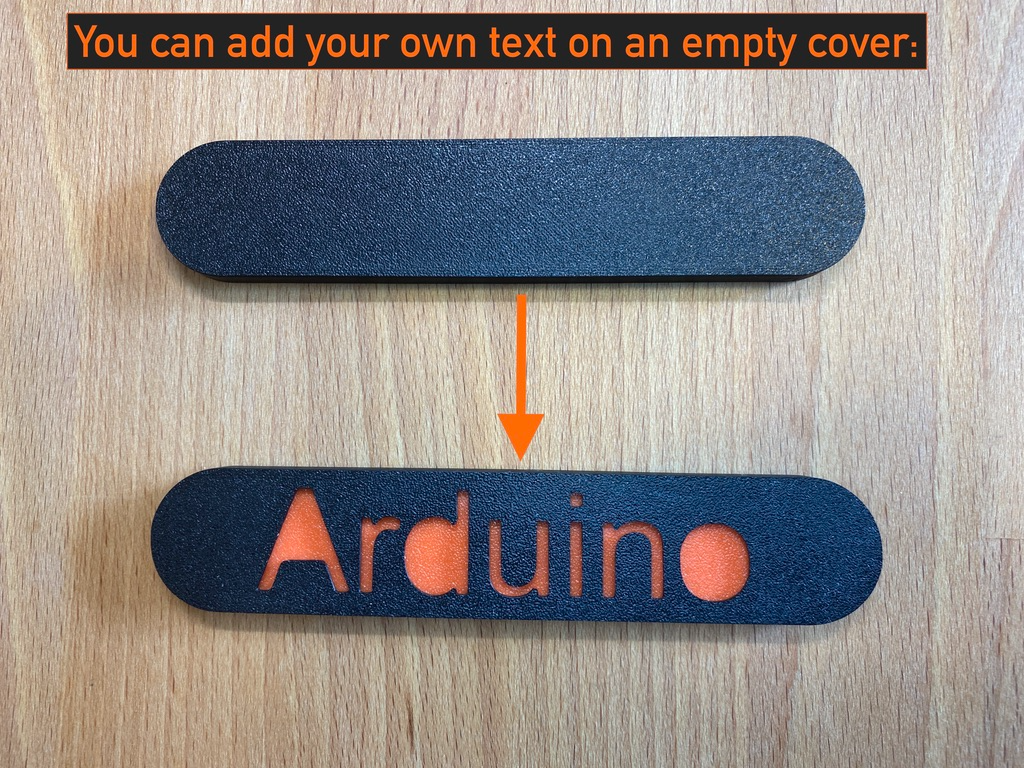 Drawer handles with interchangeable covers (97mm)