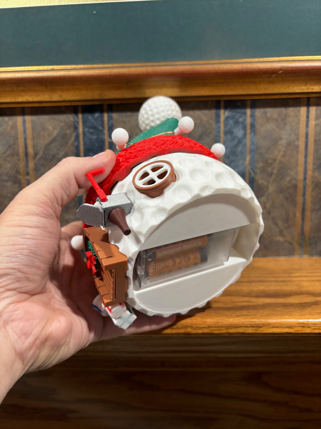 Golf Ball Christmas House