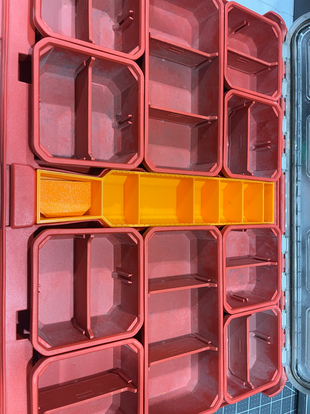Slimline Milwaukee Packout Middle Organiser