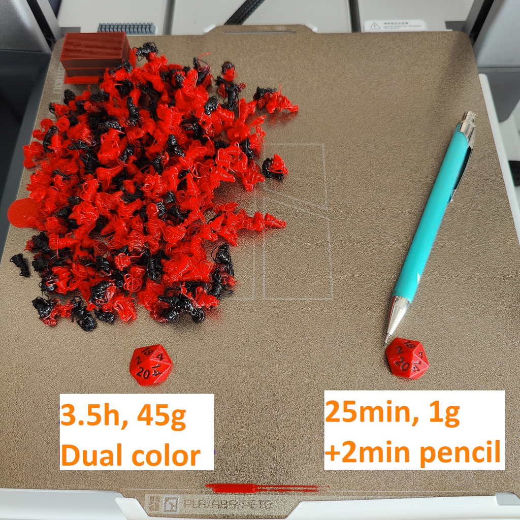D20 Extruder knob for A1 or mini (AMS not needed)