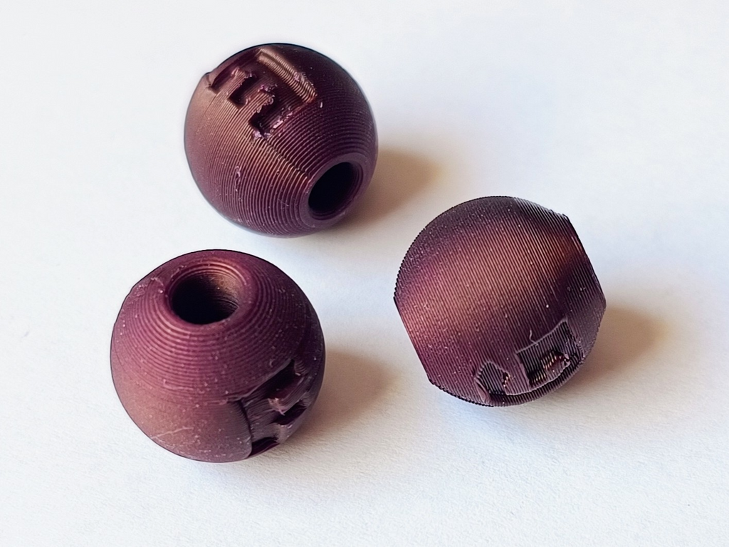 Beads with letters and numbers