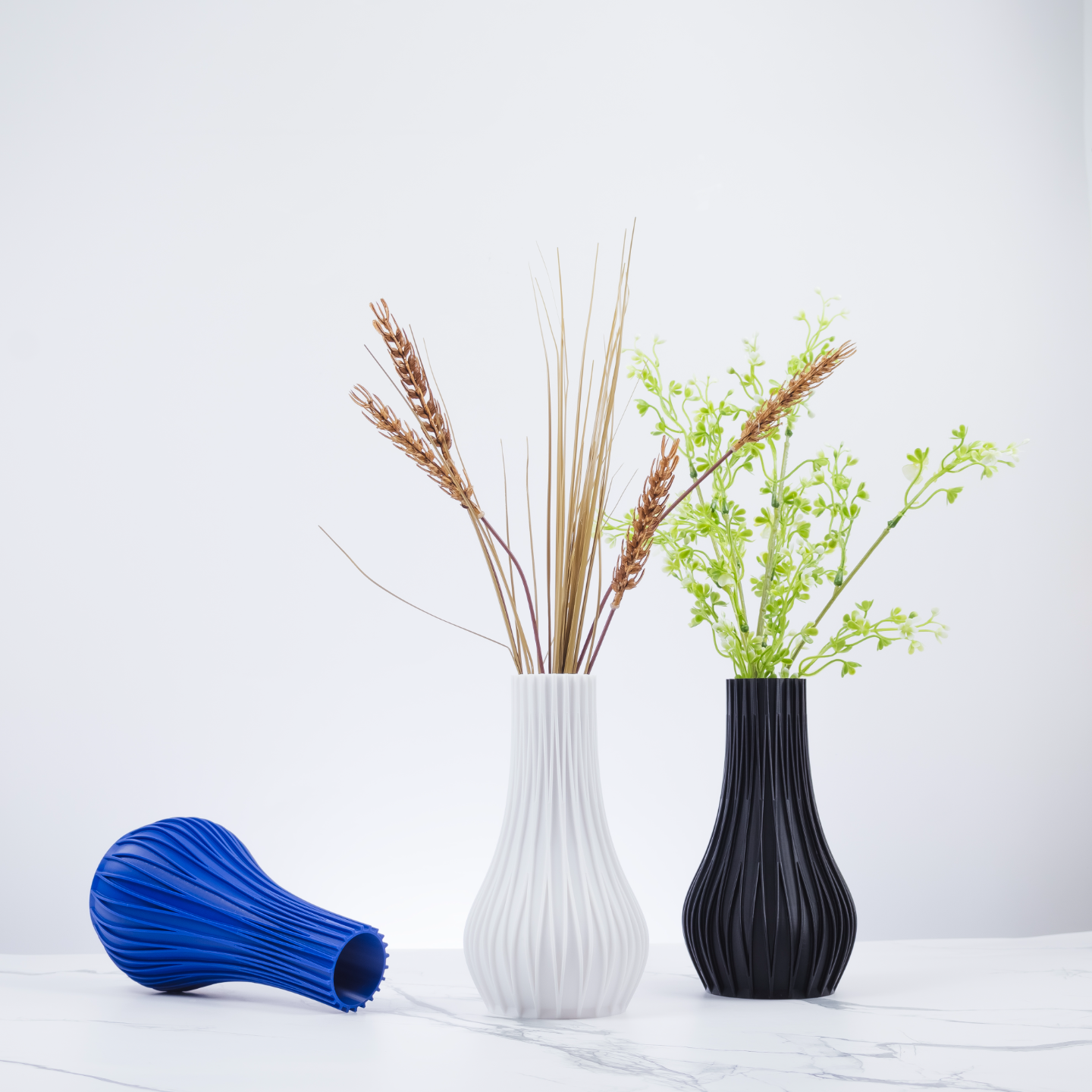Dried Flower Vase | Round Flower Holder Home Décor
