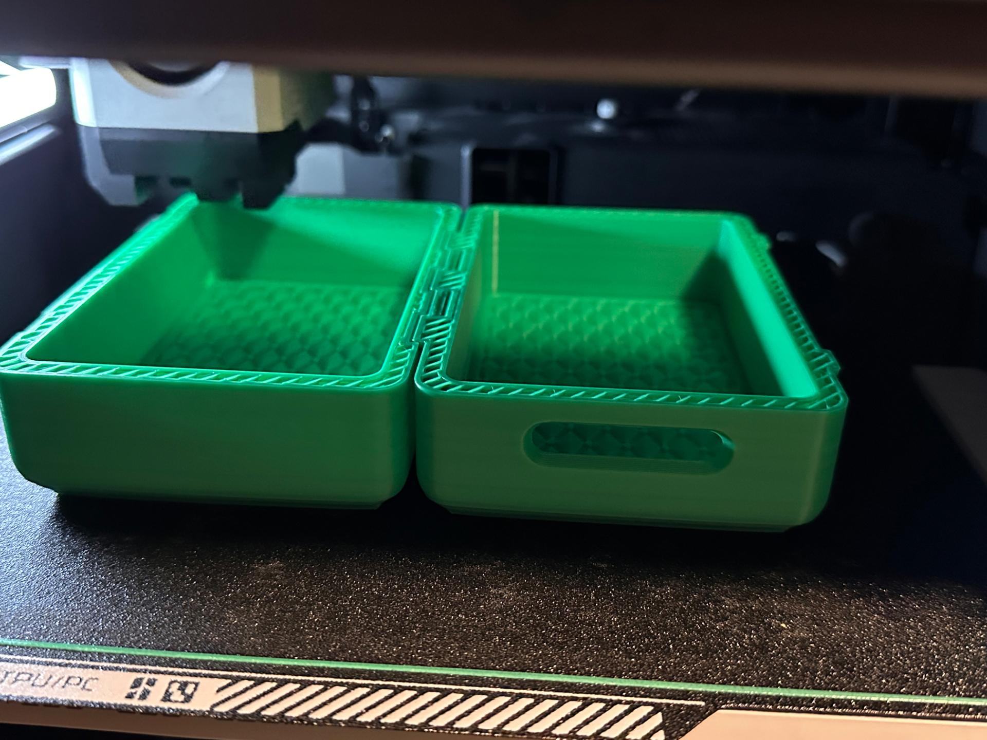 "Print-in-place" Trolley-Bank