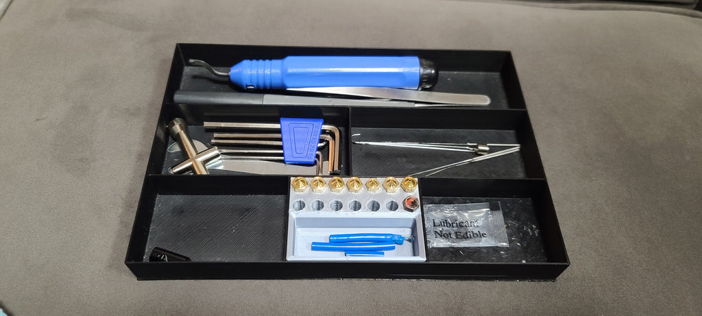 3D Print Tool Tray Nozzle Organize–Modular Storage