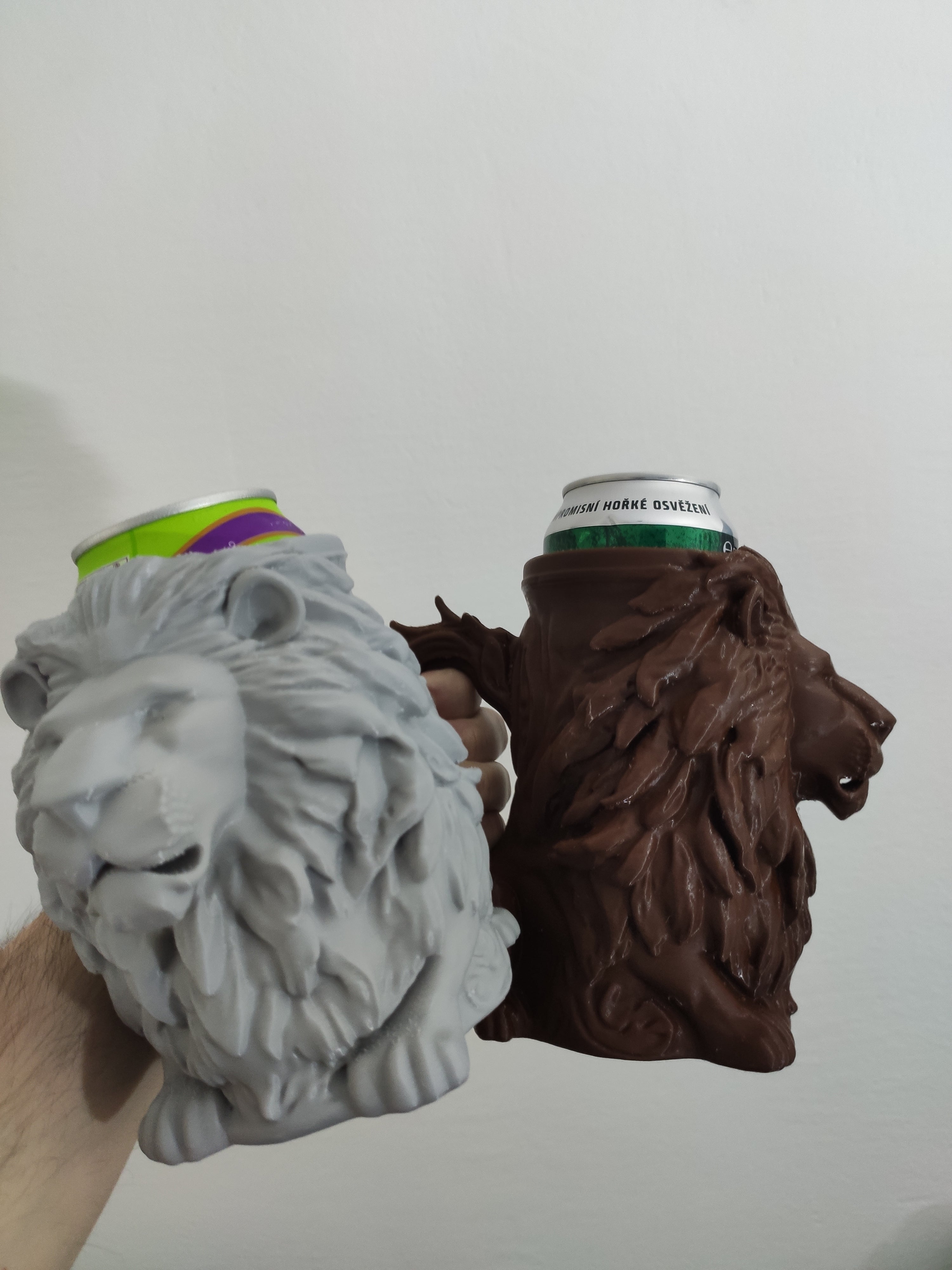Lion Can Holder (0.5L + 12oz Cans) - Beer mug