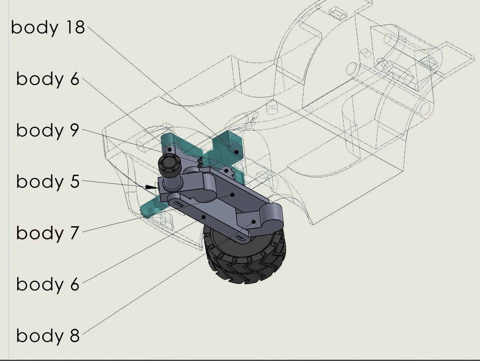 CAT Forklift (1/24 scale)