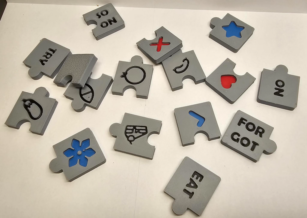 Puzzle Fridge Note magnets