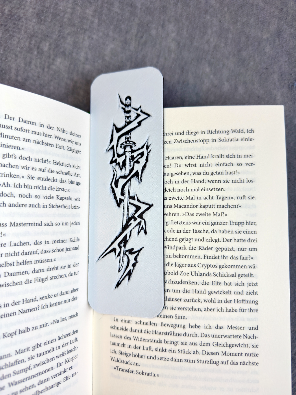 Epic Sword Bookmark Set|HueForge|Fantasy - Samurai